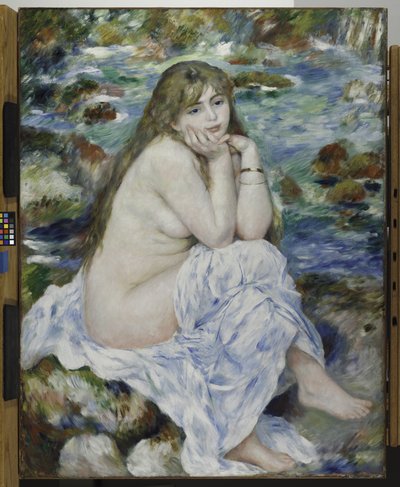 Seated Bather by Pierre Auguste Renoir